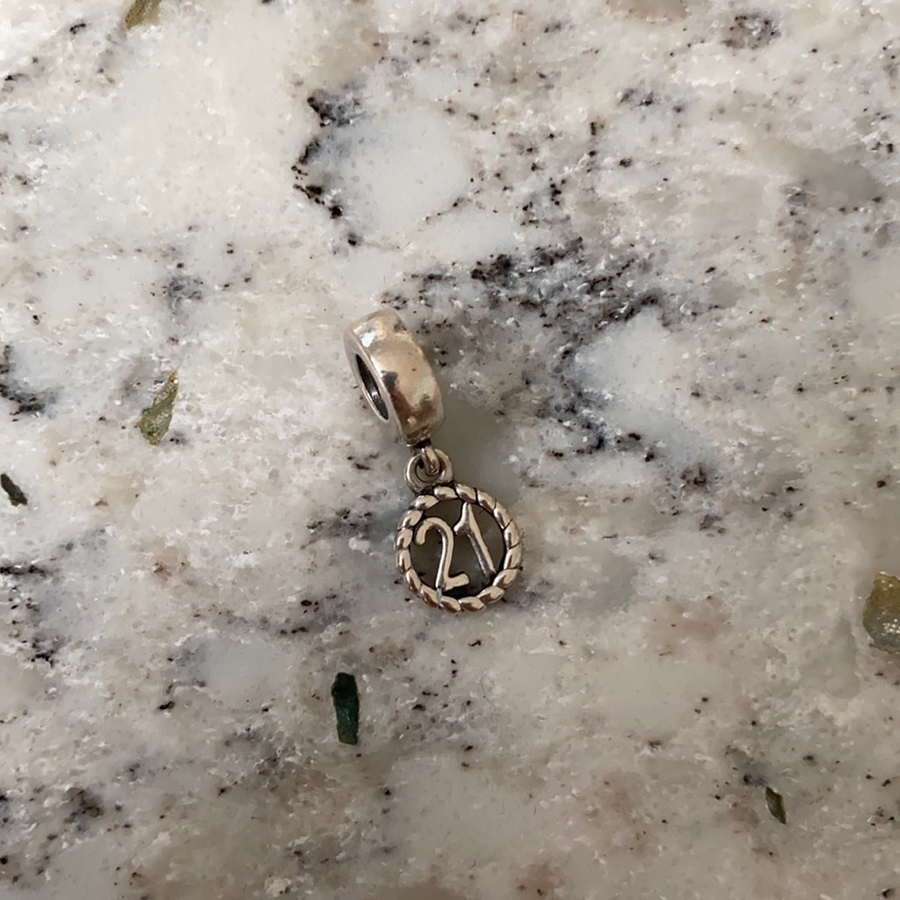 Dangle 21 Pandora Charm